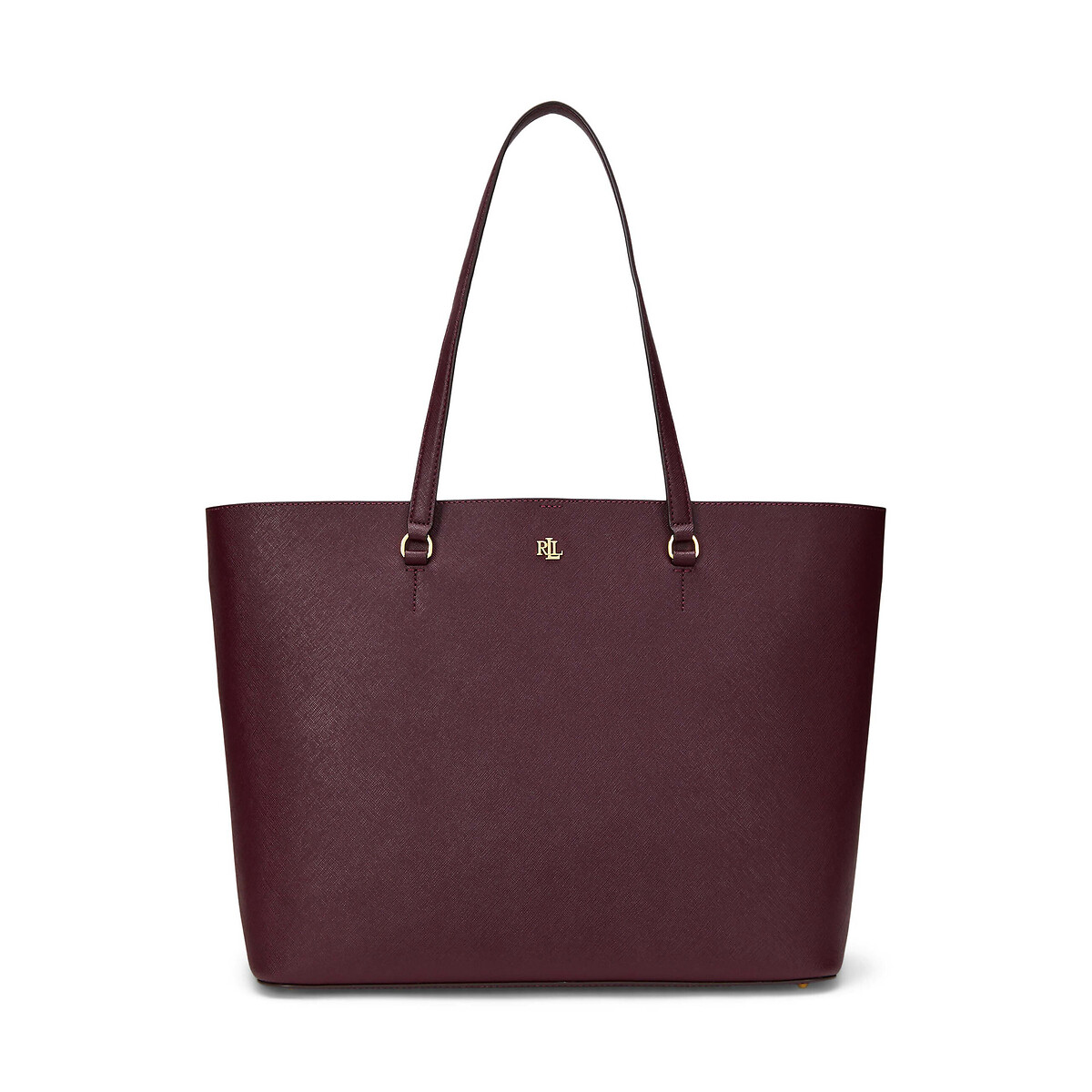 Shopper karly large aus leder bordeaux Lauren Ralph Lauren La Redoute