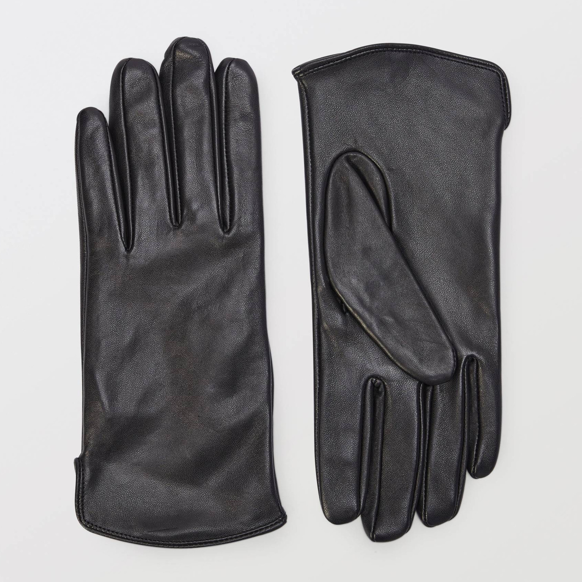 Gants en cuir, MONOPRIX
