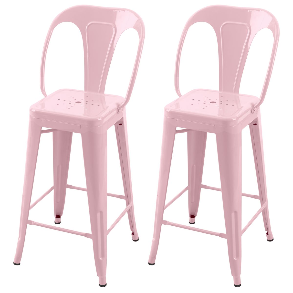 Chaise De Bar Mi Hauteur Indus 66 Cm Lot De 2 Rendez Vous Deco La Redoute