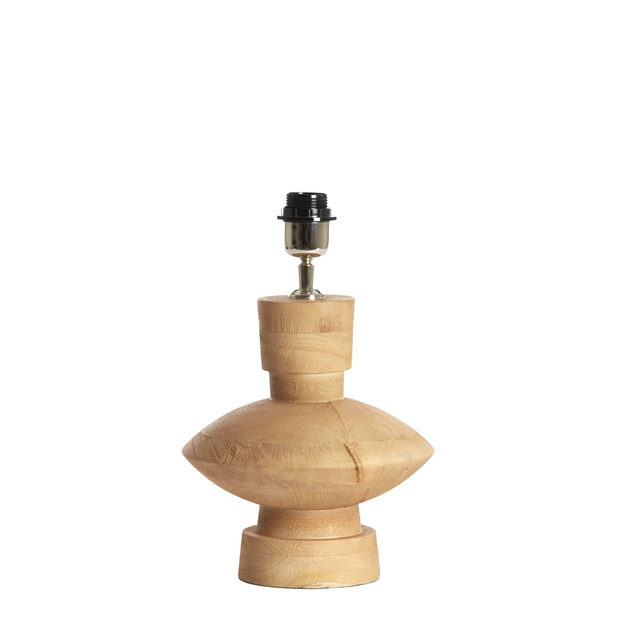 Pied De Lampe Bois FIERA, LIGHT & LIVING