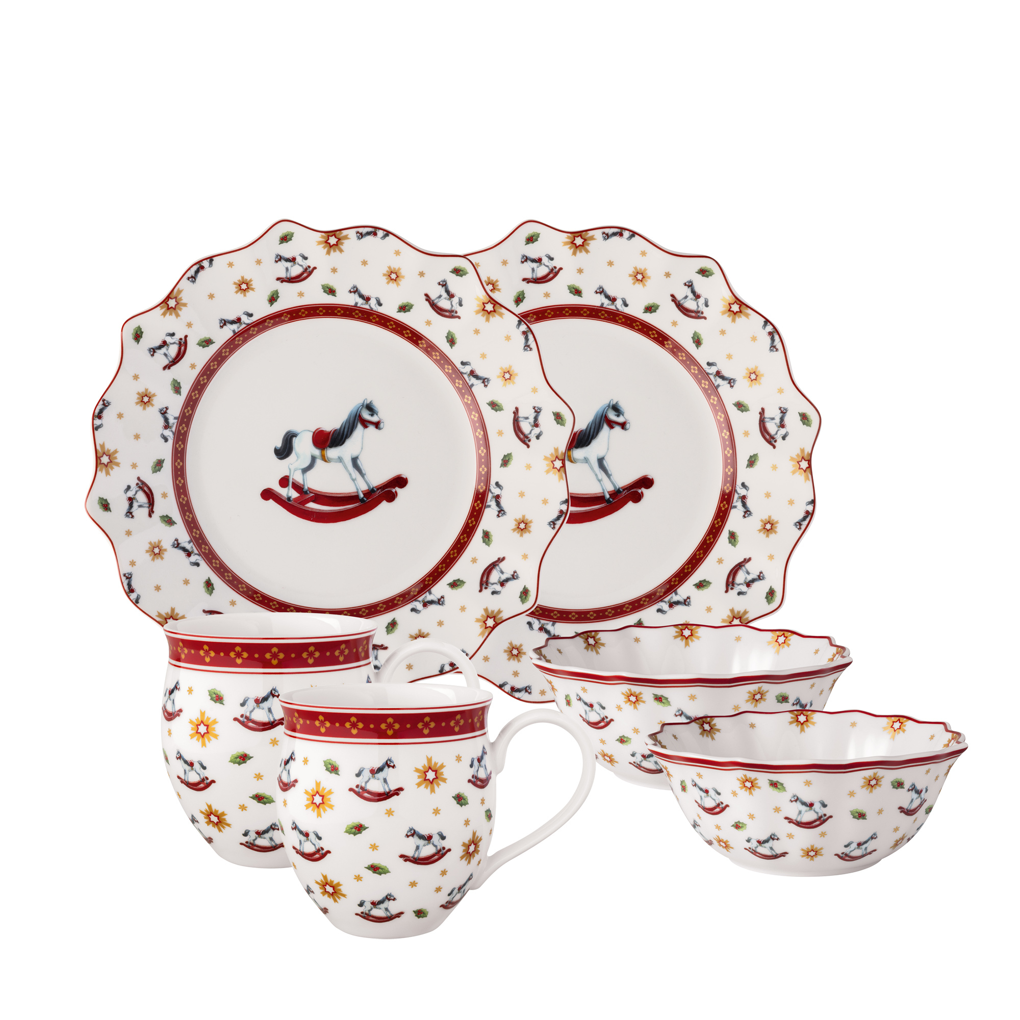 Set Petit-Déjeuner Cheval À Bascule,6Pcs TOY'S DELIGHT, VILLEROY & BOCH