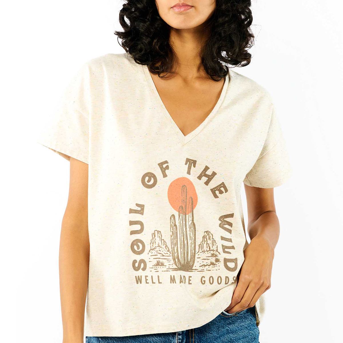 T-shirt manches courtes imprimé LAGOS, WILD