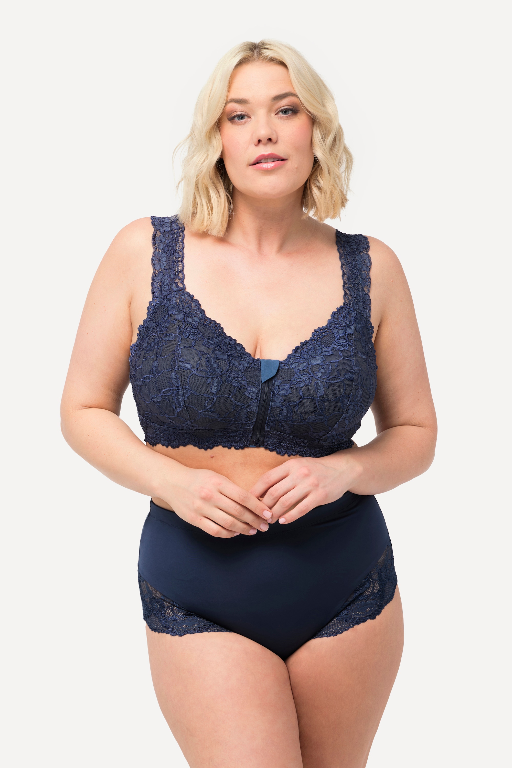 Bralette sans armatures. Fermeture zippée, ULLA POPKEN