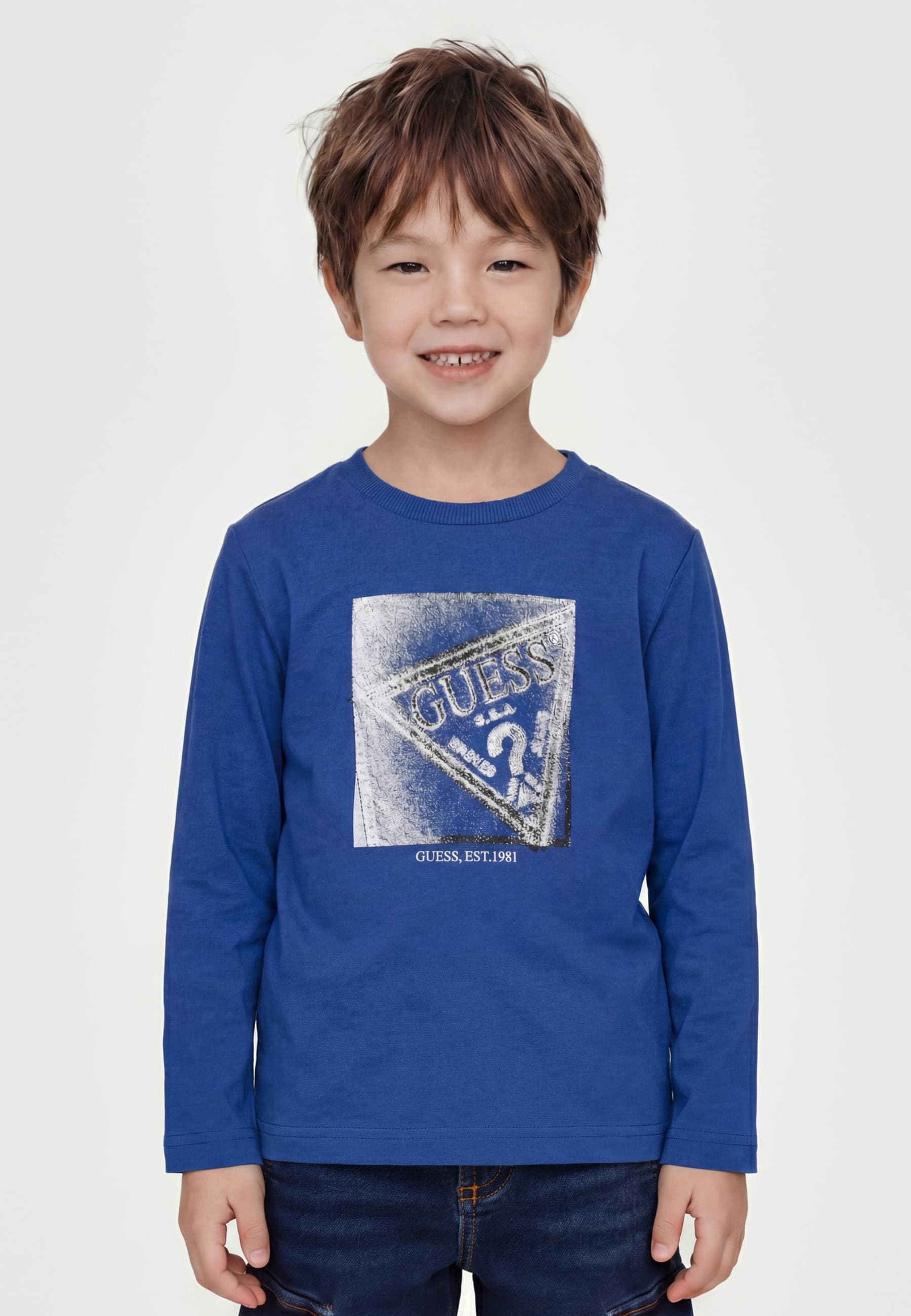 T-Shirt Polo Rayé, GUESS KIDS