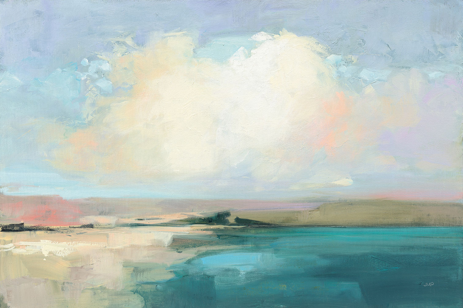 Tableau abstrait Ciel sur la côte, HEXOA