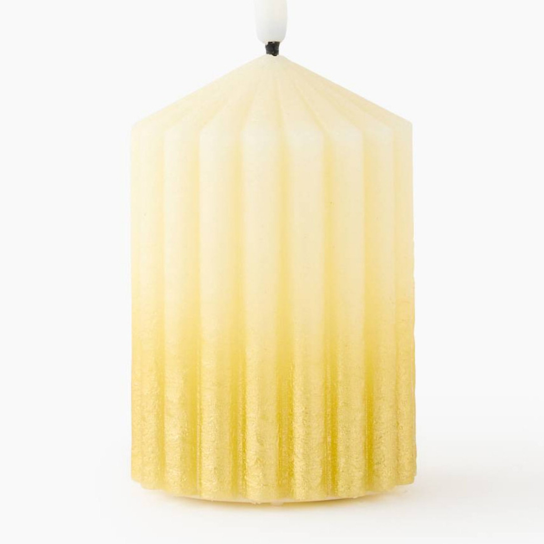 Bougie fumeur LED, 7X10cm, en cire, MONOPRIX
