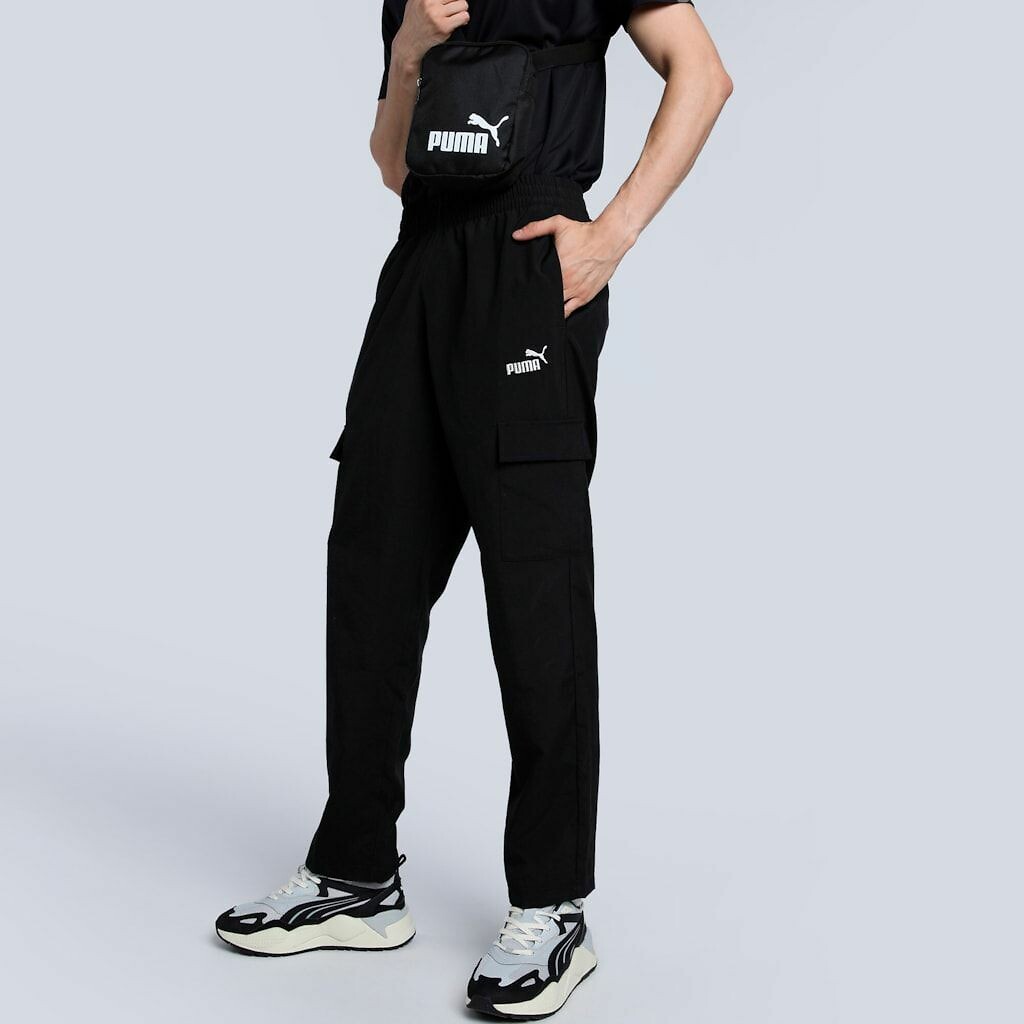 Pantalon de sport, cargo, en woven, Essentials, PUMA