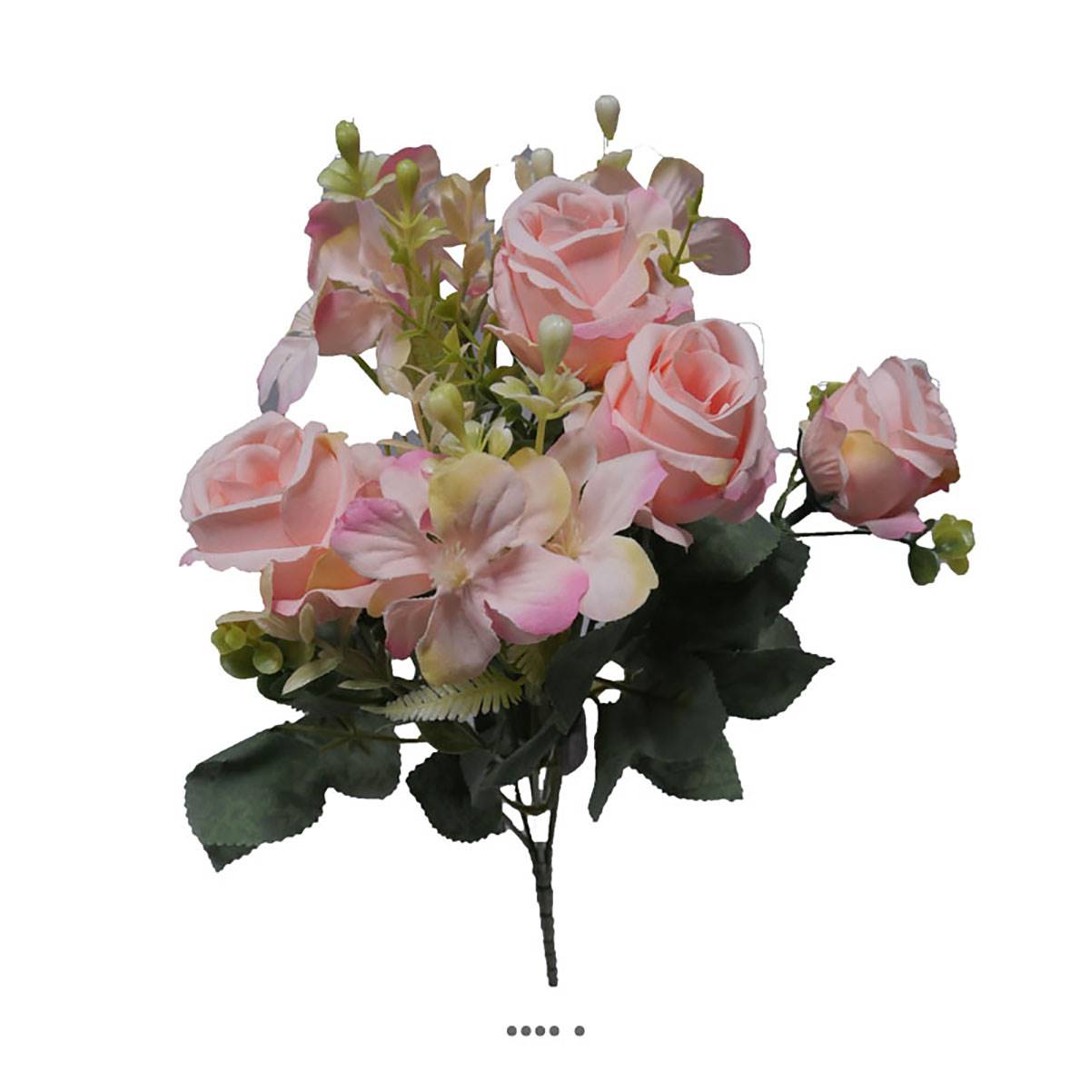 Bouquet de mini fleurs artificielles et roses, ARTIFICIELLES