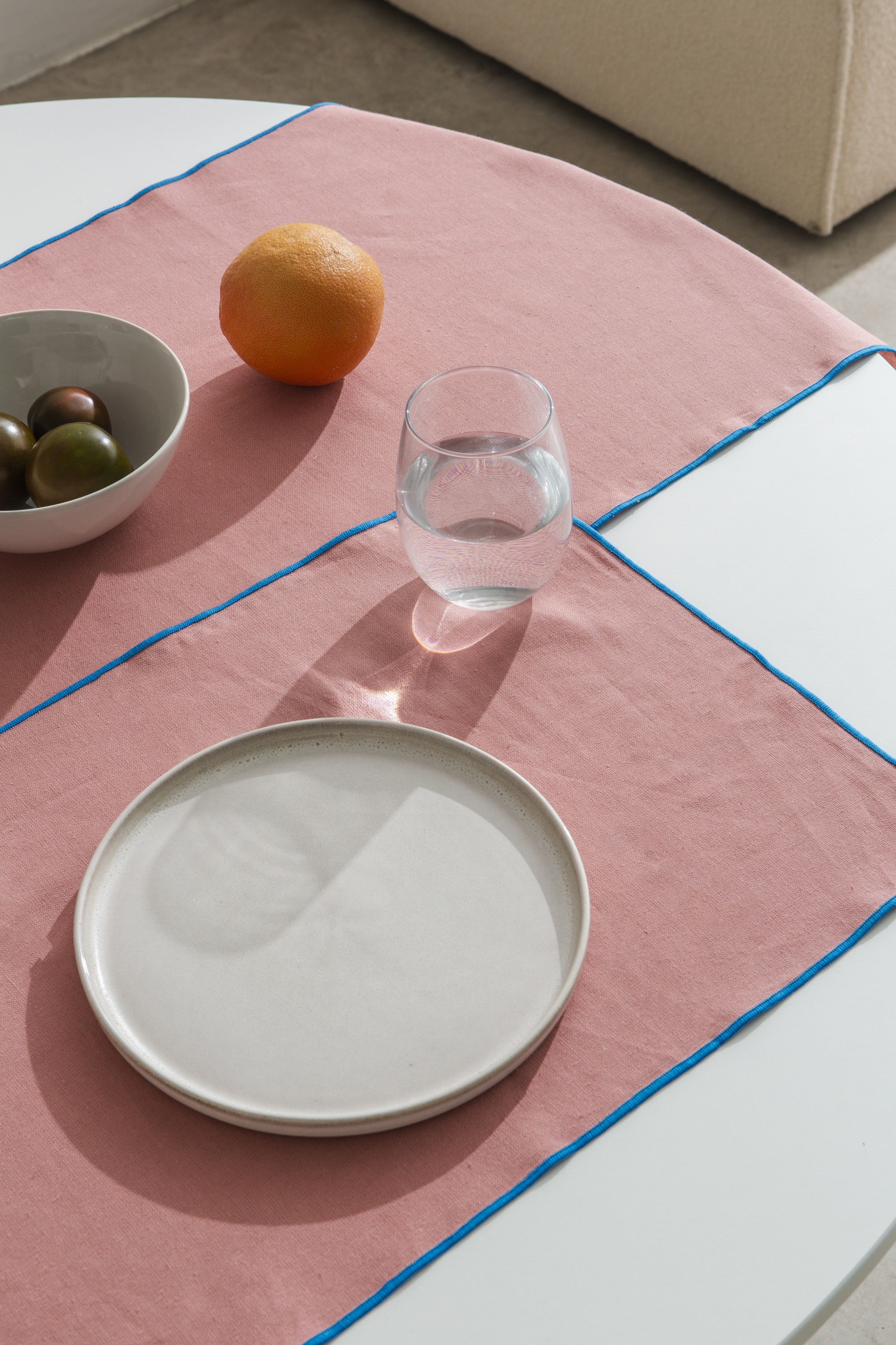 Ensemble de table nappe et serviettes 8 pièces lin 100%, REALLY NICE THINGS