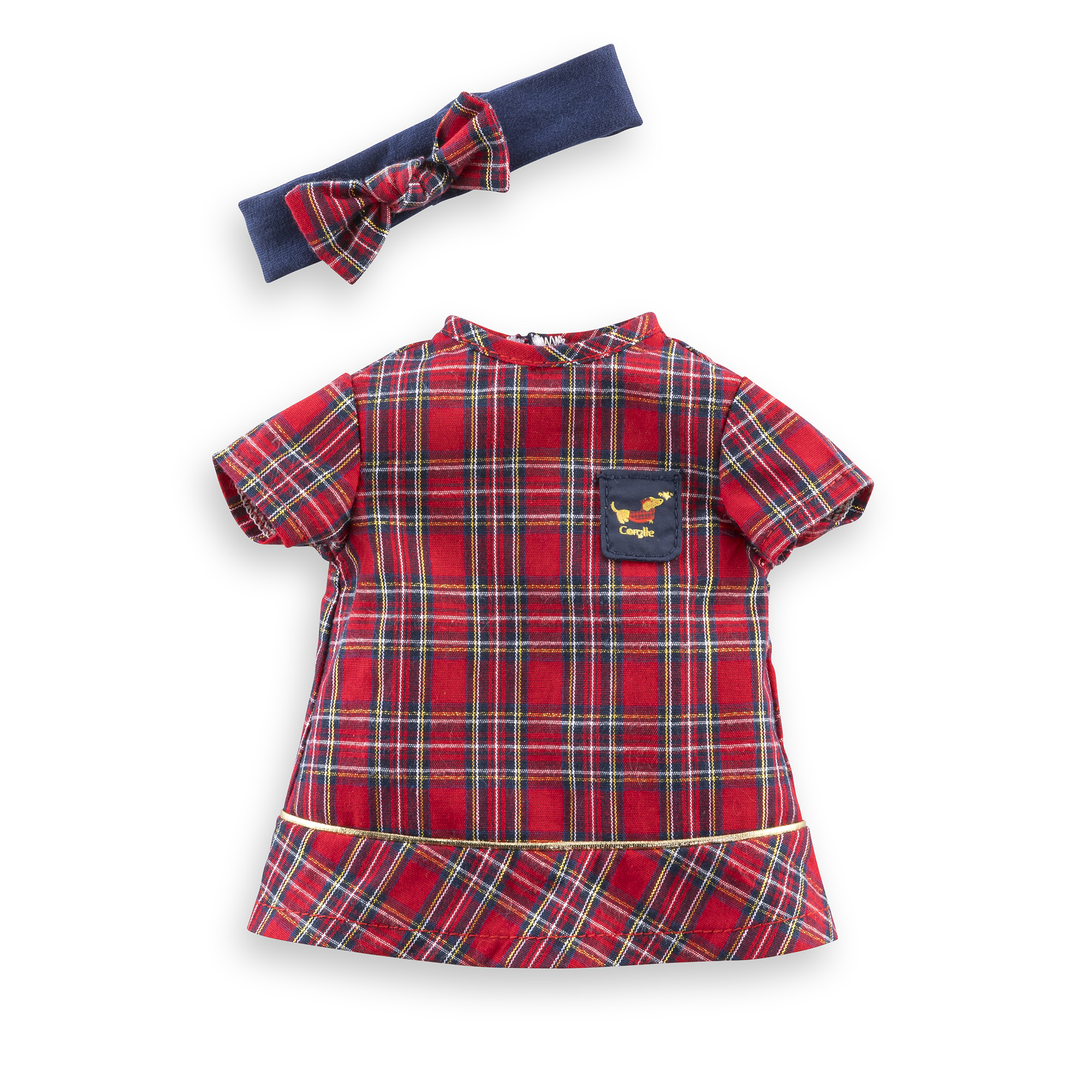 Robe et Bandeau Corolle en Fêtes pour poupée ma Corolle, COROLLE