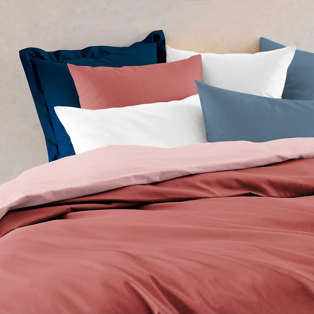 Housse de couette avec rabat au promo pied