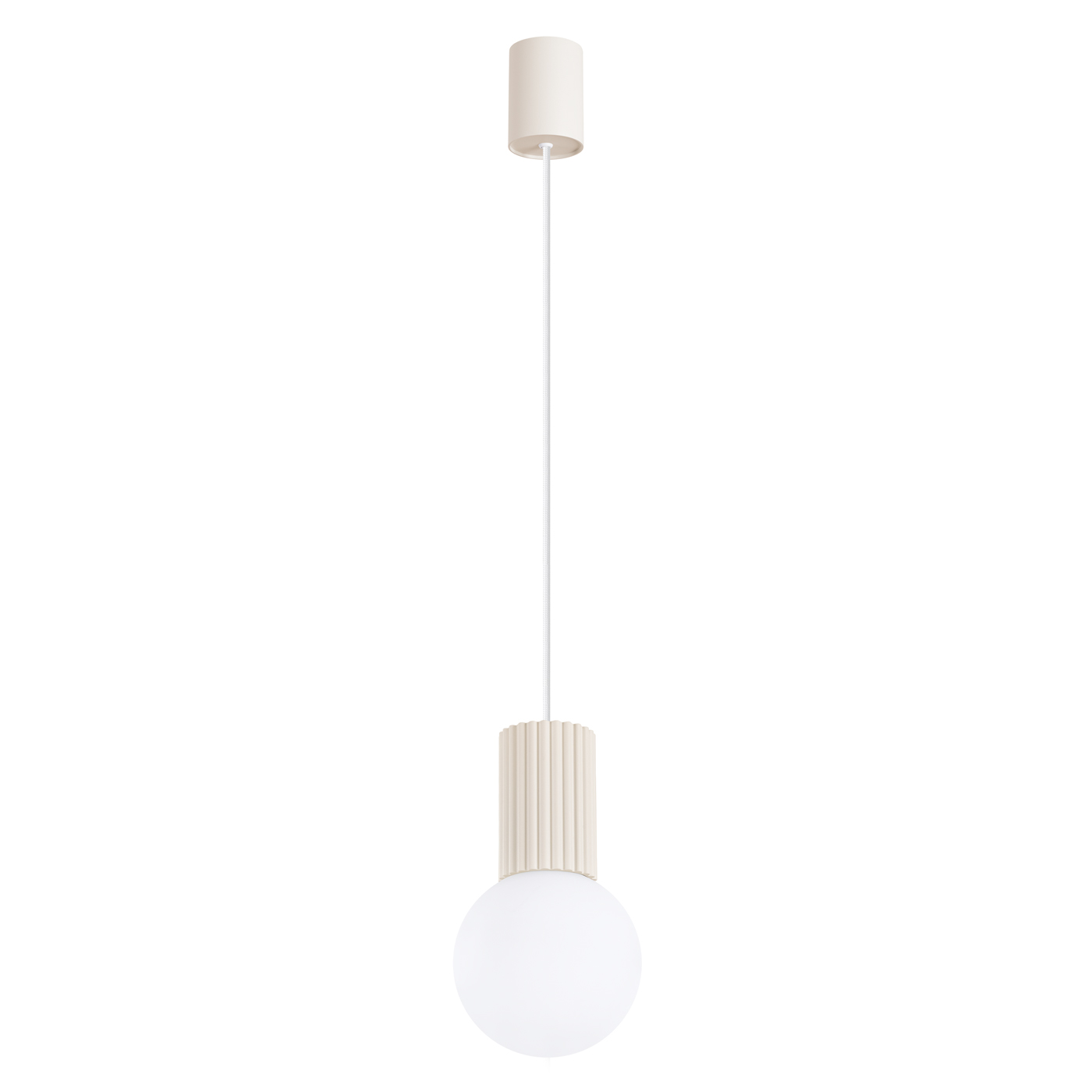 Suspension Aluminium Beige G9 1 Halo, EDEN