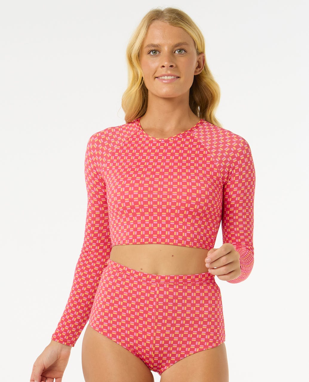Maillot de bain SHELL COVE CROP RASHVEST, RIP CURL