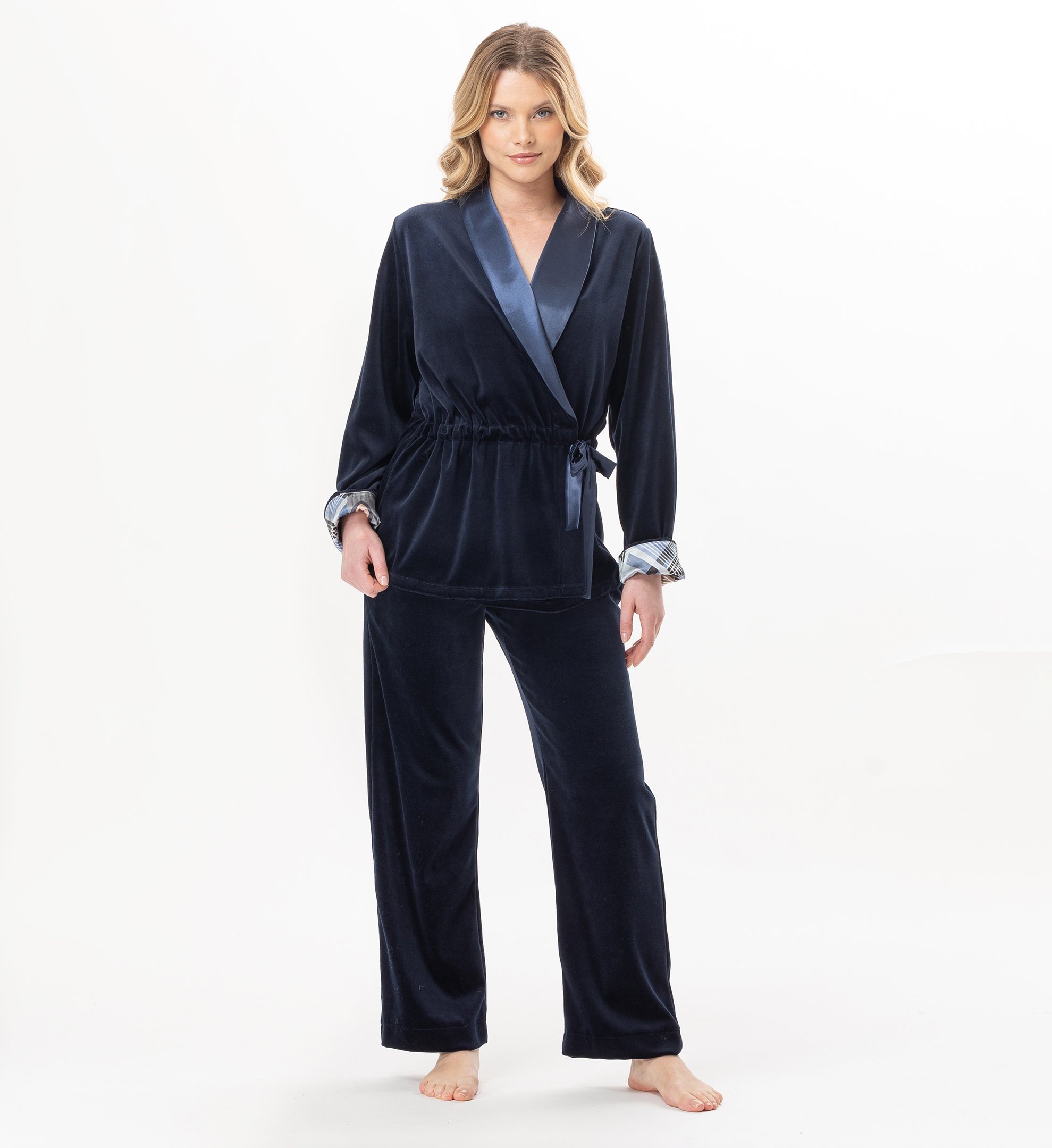 Ensemble homewear en velours BRADLEY 126, LE CHAT