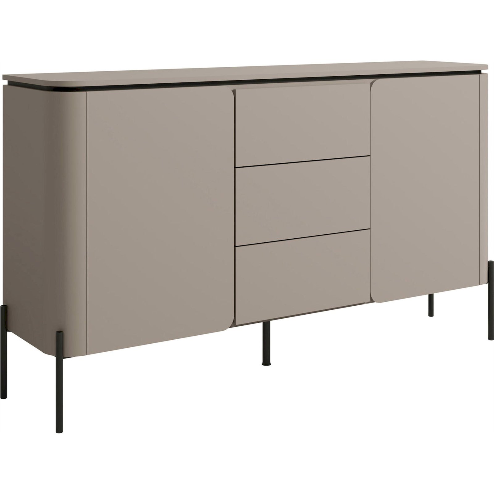 Buffet arrondi bois collection CALDERIS, RECOLLECTION