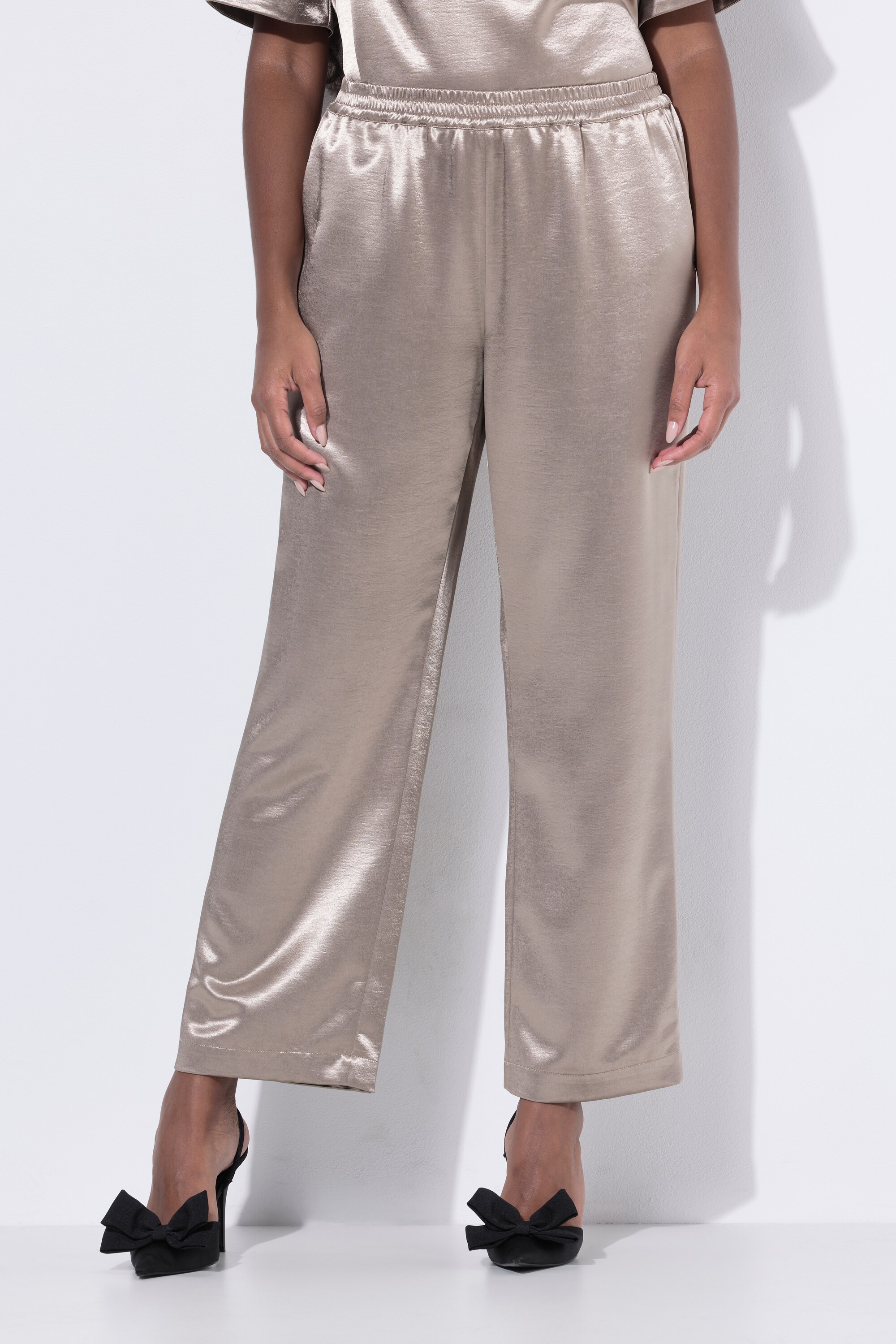 Pantalon en satin Rose, ULLA POPKEN