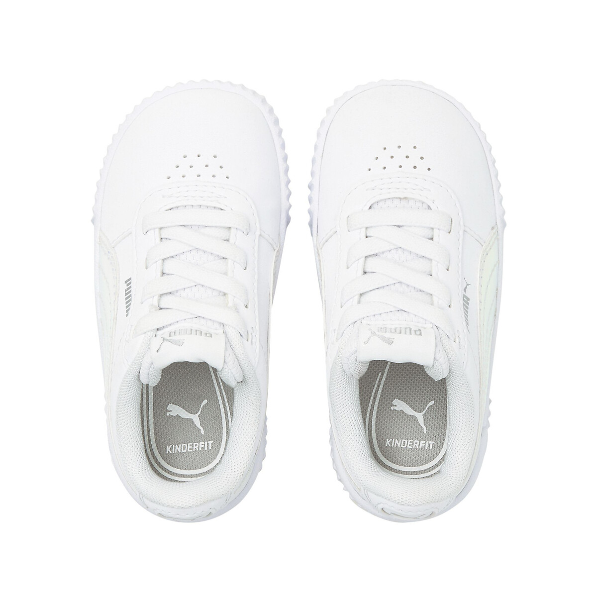 puma soft foam white trainers