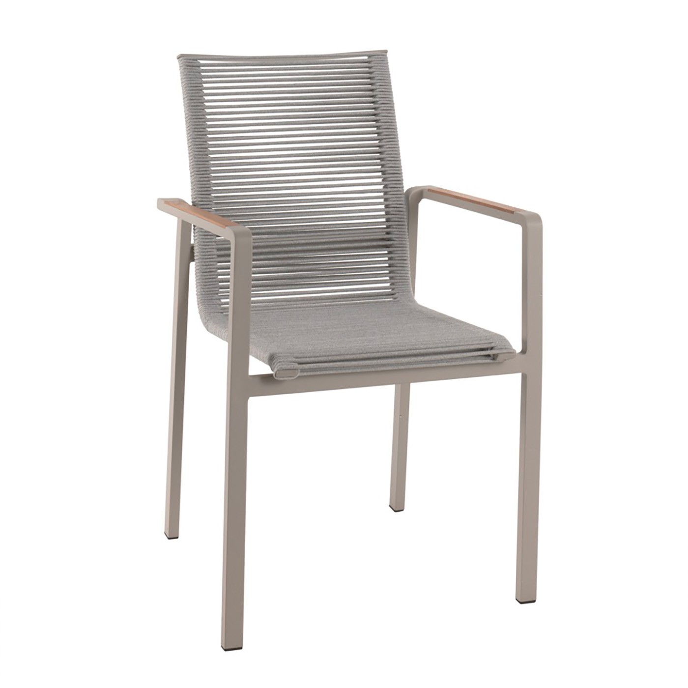 Chaise de jardin avec accoudoirs en aluminium, ARUBA, GESCOVA