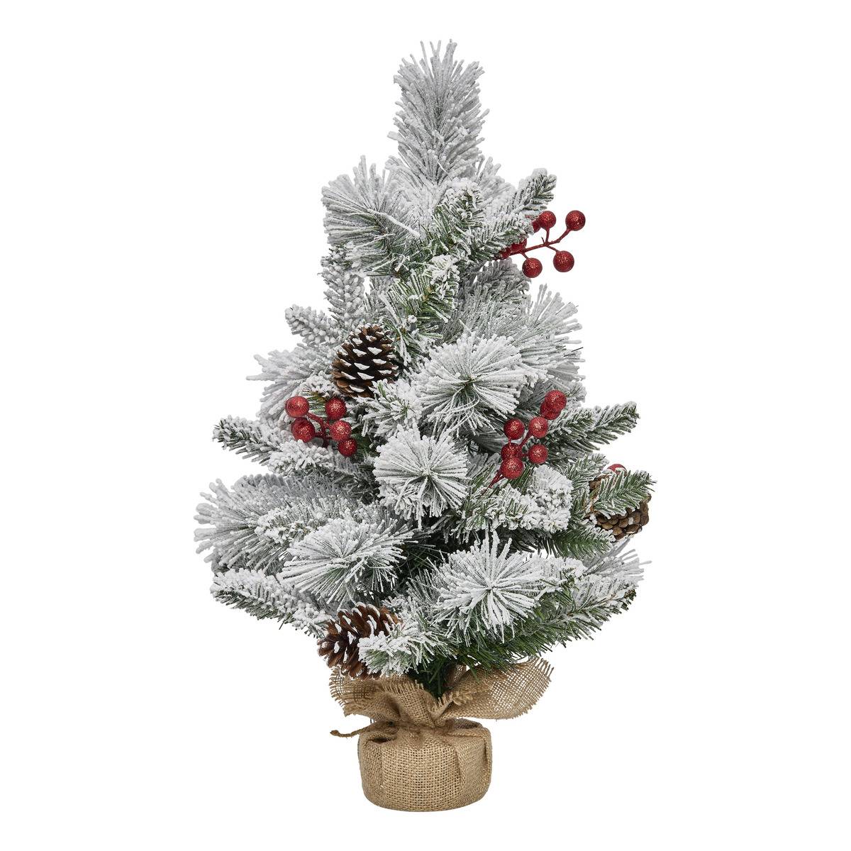 Sapin de Noël artificiel de table Piki lumineux 50 cm, ATMOSPHERA