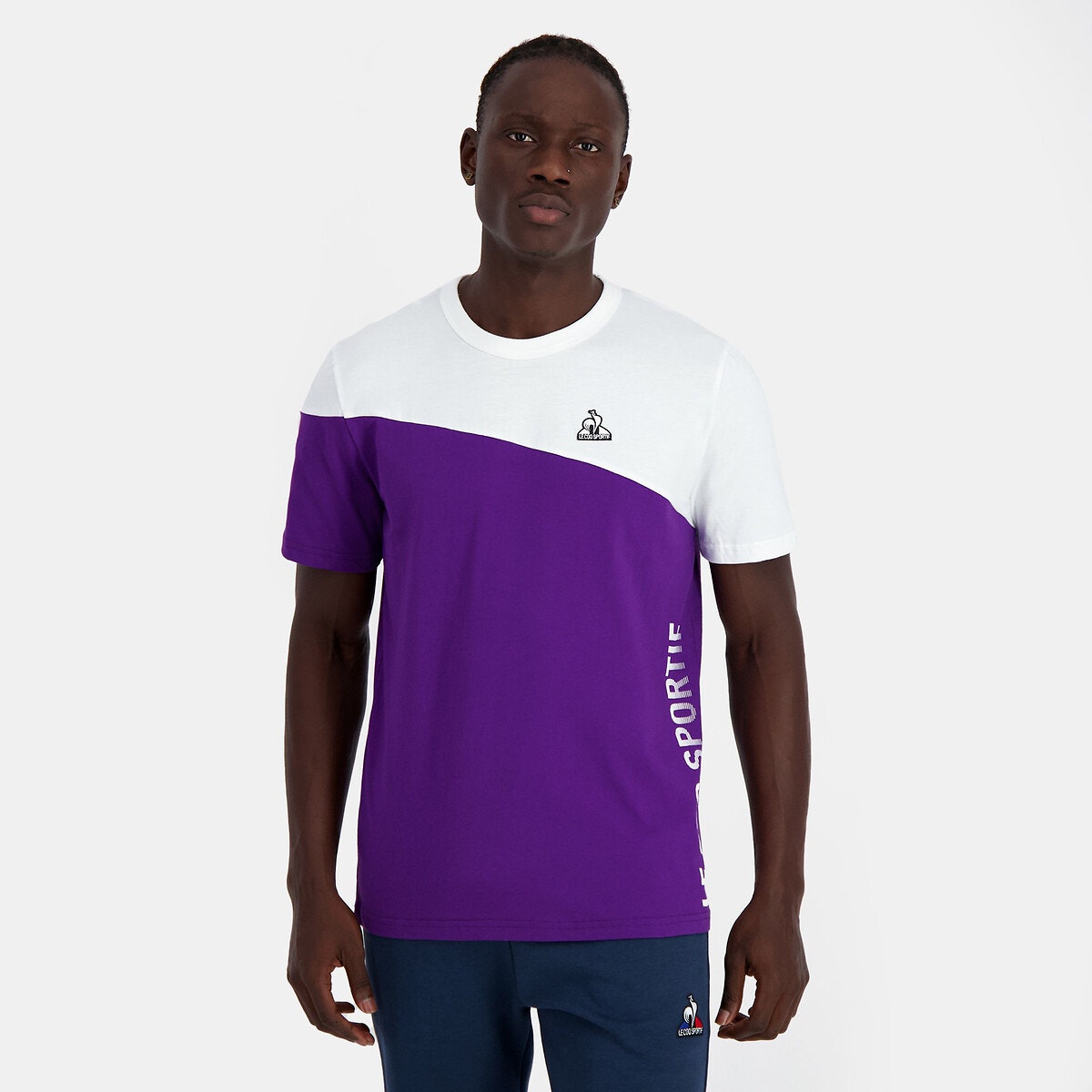 T shirt le coq sportif femme 2024 violet