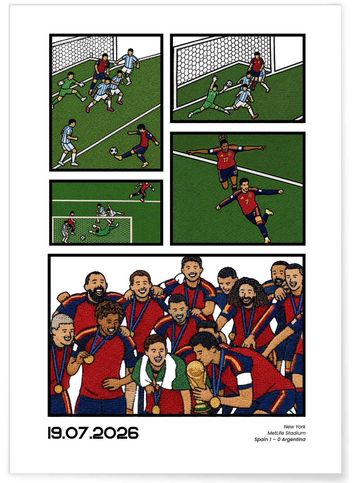 Affiche CDM Espagne 1, L'AFFICHERIE