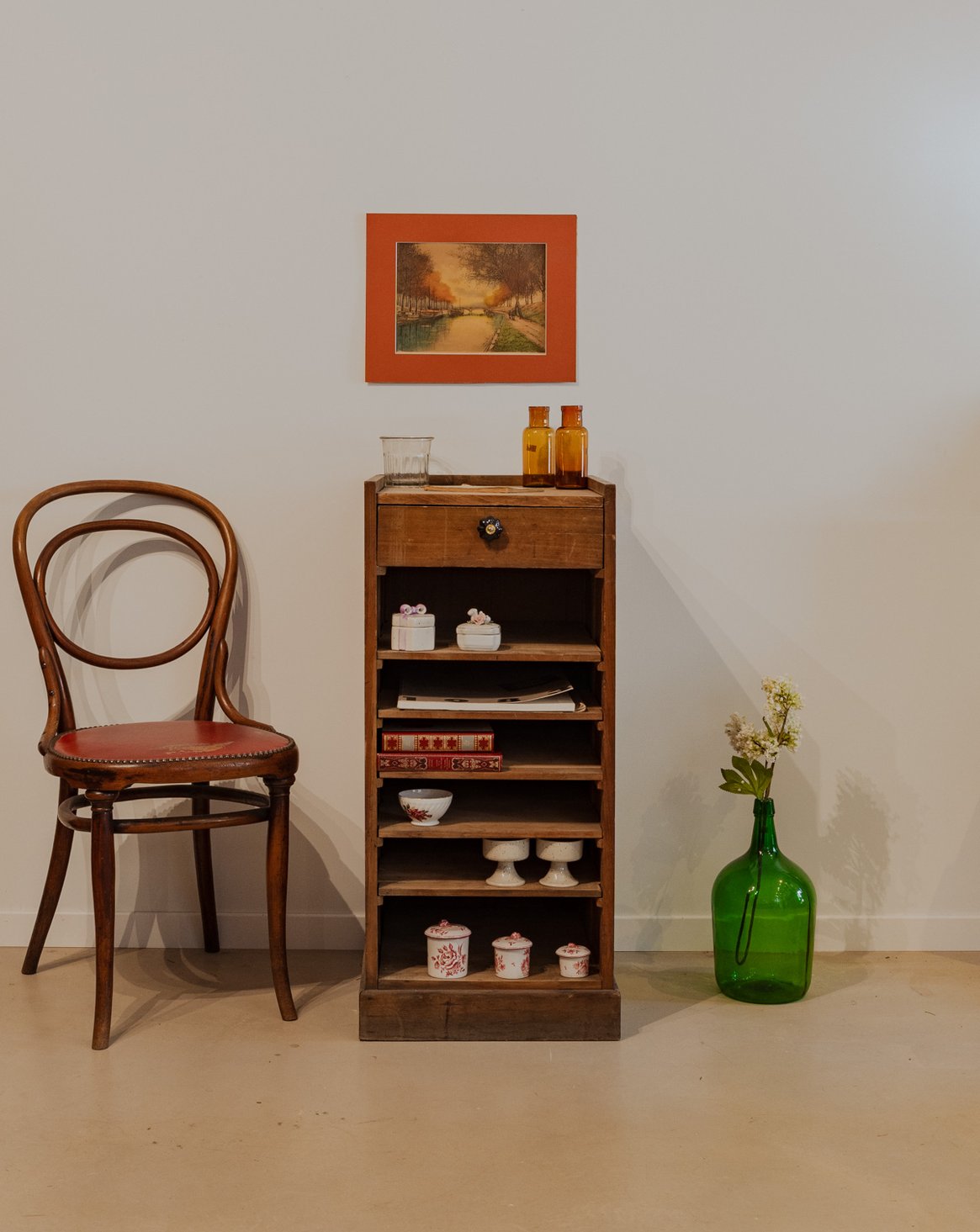 Meuble de métier en bois Fernand N°311 - Bon état, DEBONGOUT