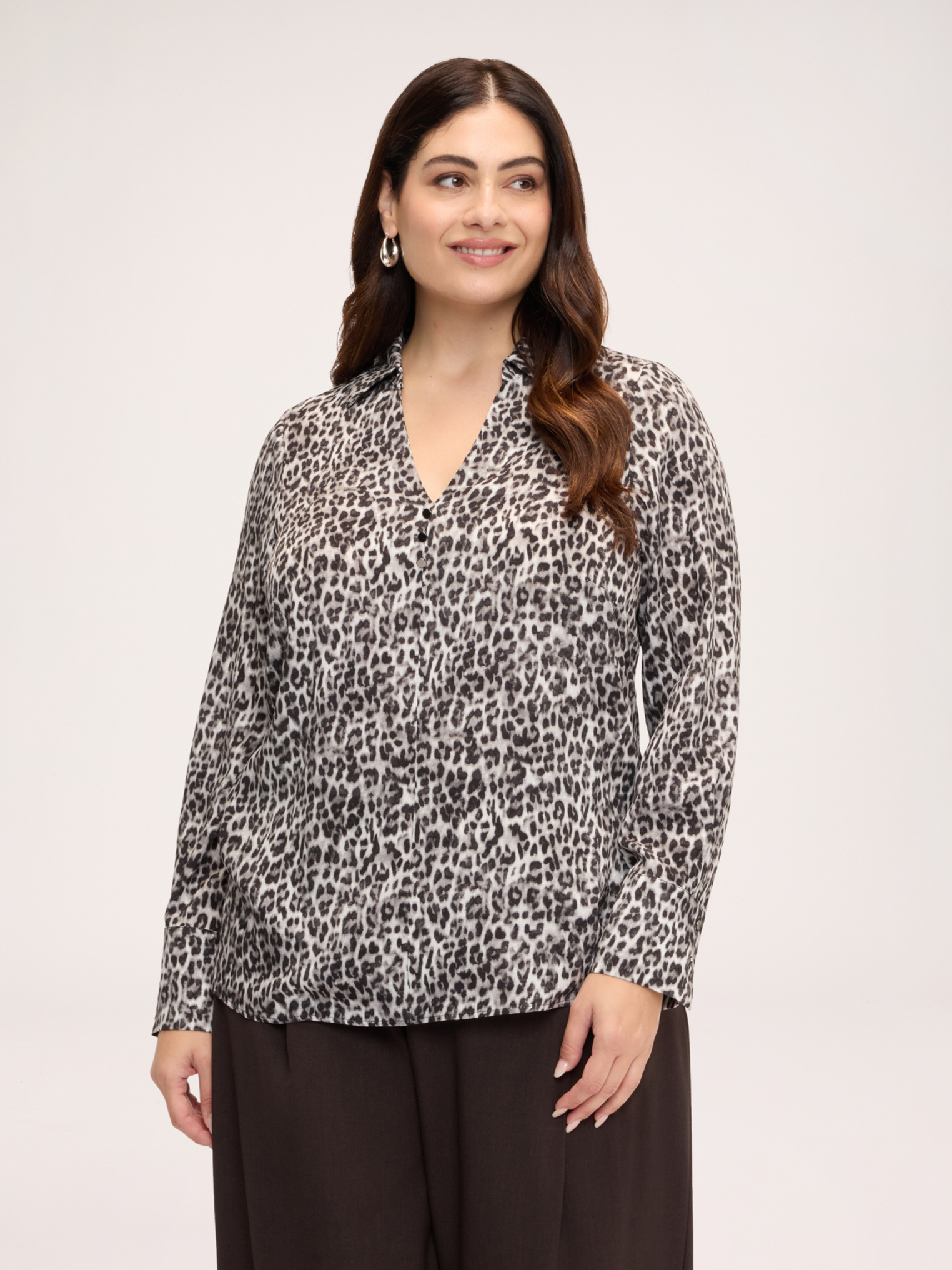 Blouse à imprimé animalier, FIORELLA RUBINO