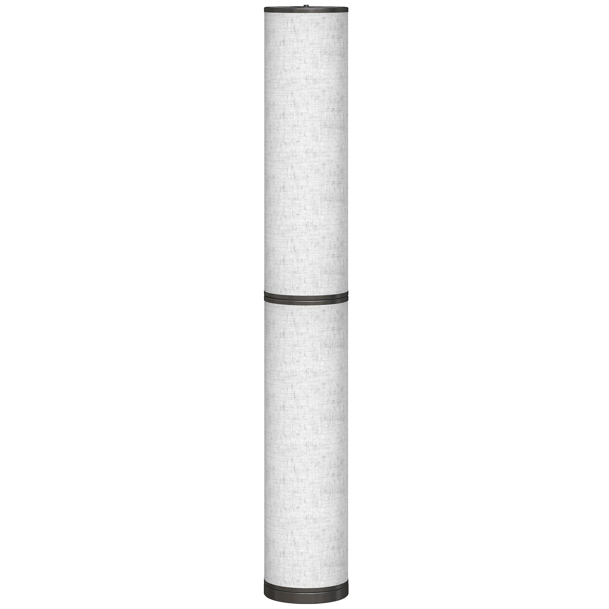 Lampadaire Acier Beige, HOMCOM