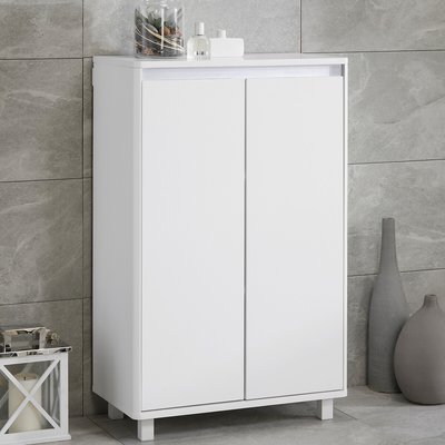 Curve Bathroom Console Cabinet SO'HOME