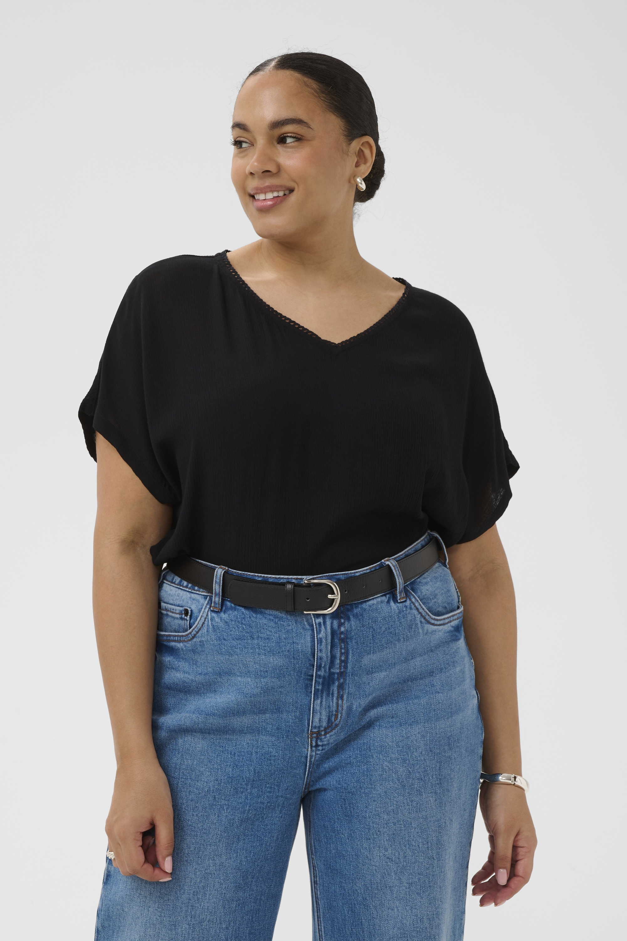 Blouse sans manches, KAFFE CURVE