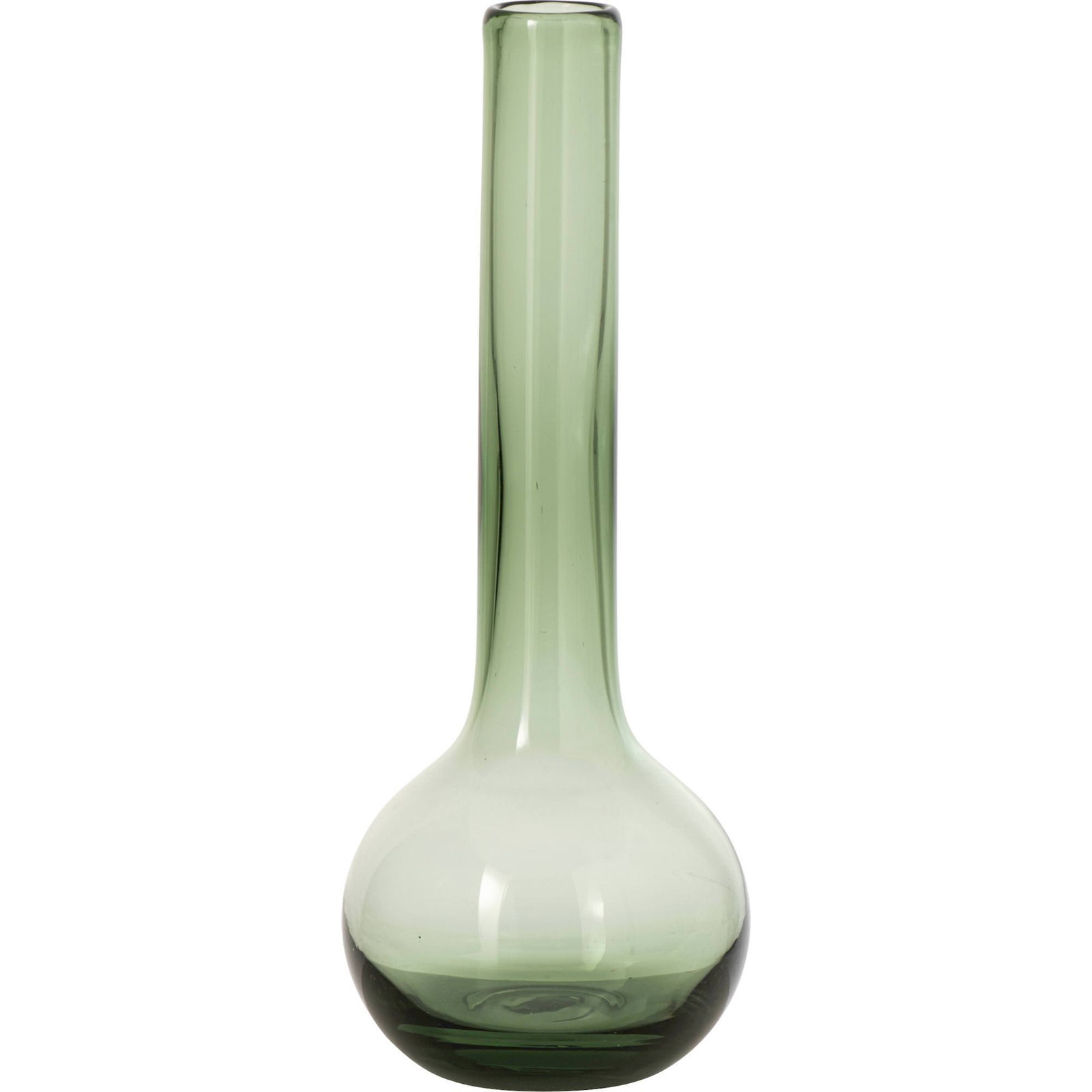 Vase soliflore en verre à base ronde, RECOLLECTION
