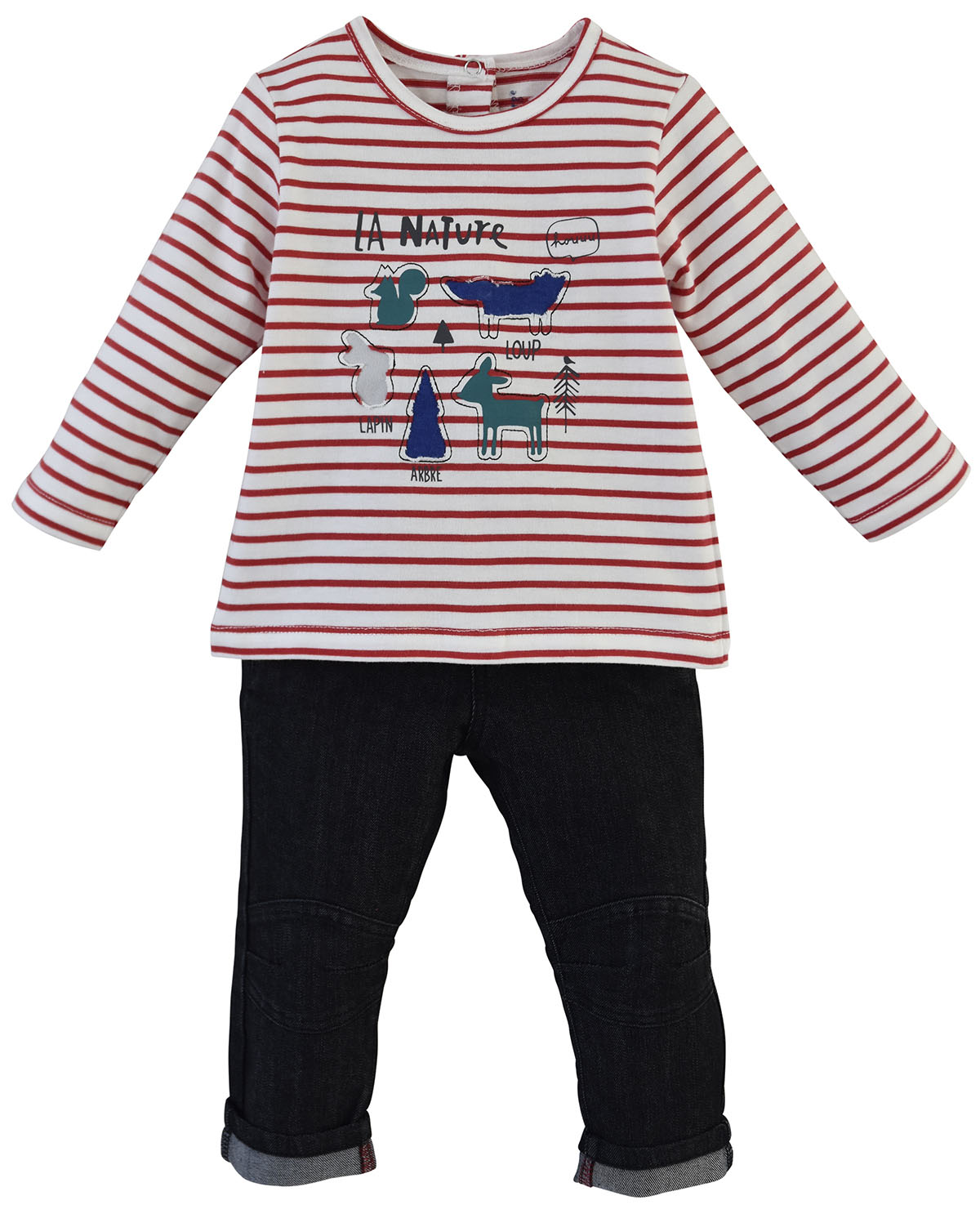 Ensemble jean et t shirt bartholome, SUCRE D'ORGE