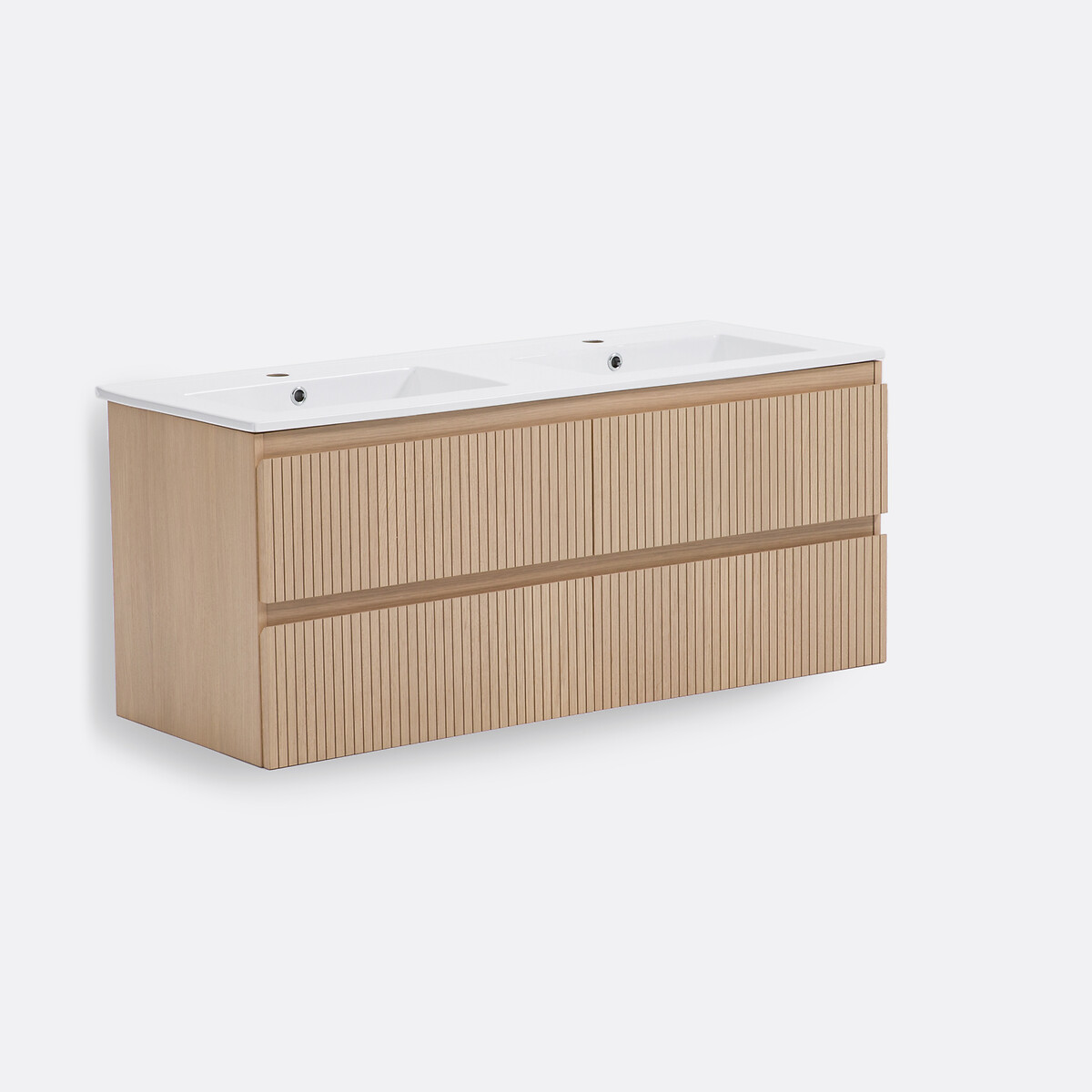 Meuble sous vasque suspendu L120 cm, Nilia