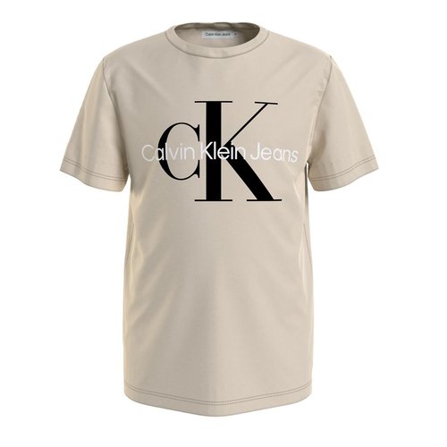 slaap Joseph Banks Onzin T-shirt met korte mouwen beige Calvin Klein Jeans | La Redoute