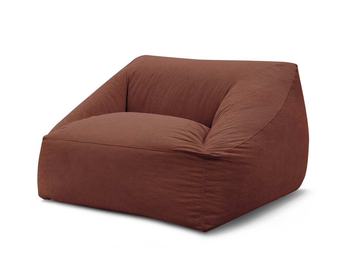 Pouf velours côtelé, LILIBET, BOBOCHIC