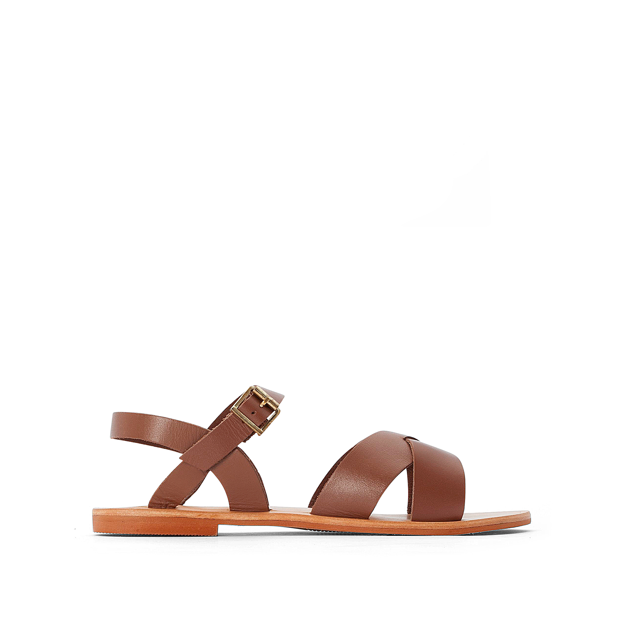 Wally leather sandals , cognac, Jonak | La Redoute