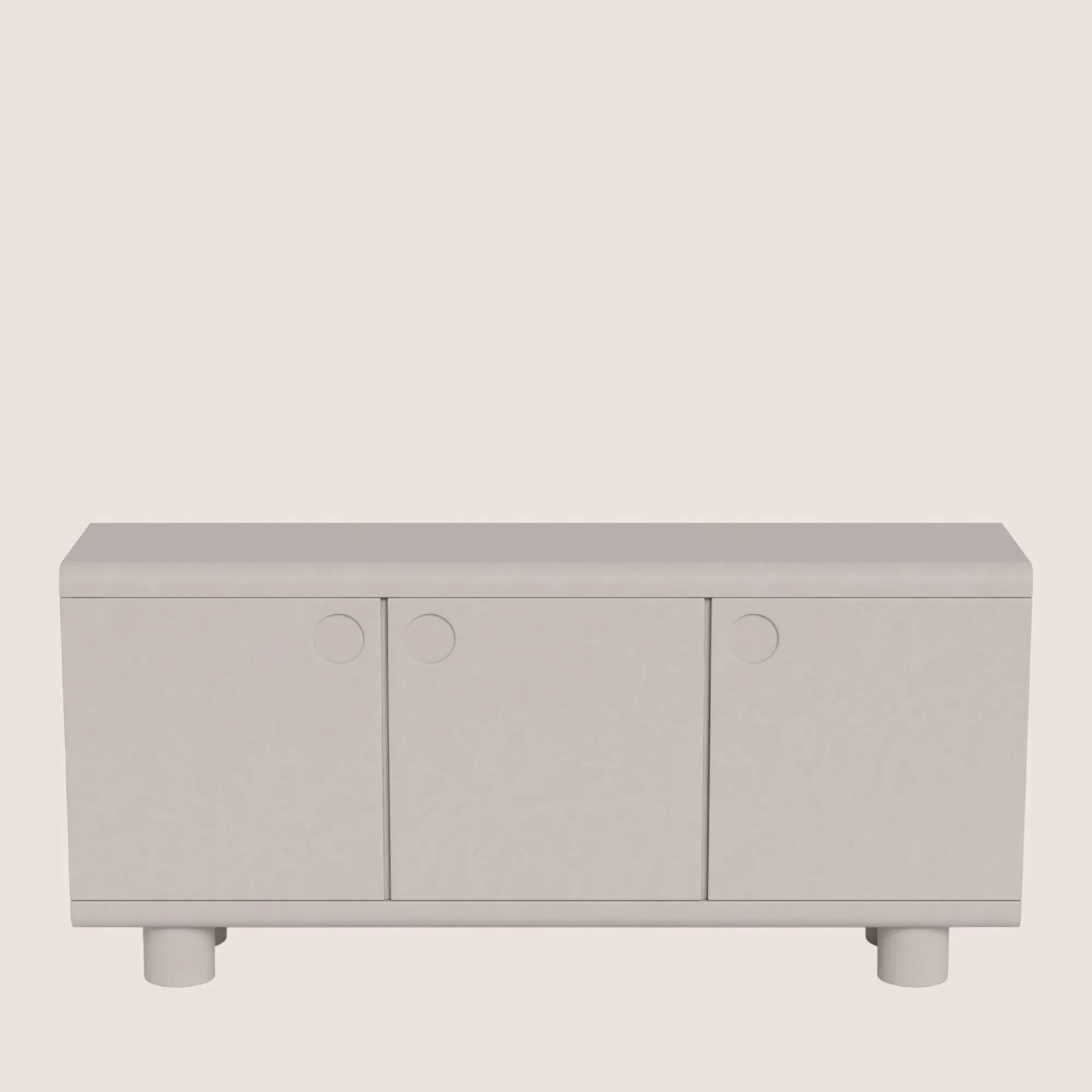 Buffet bas design 3 portes gris L160 - MAGDA, HELLIN, DEPUIS 1862