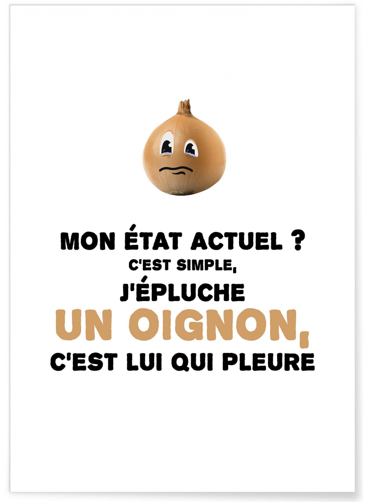 Affiche Oignon, L'AFFICHERIE