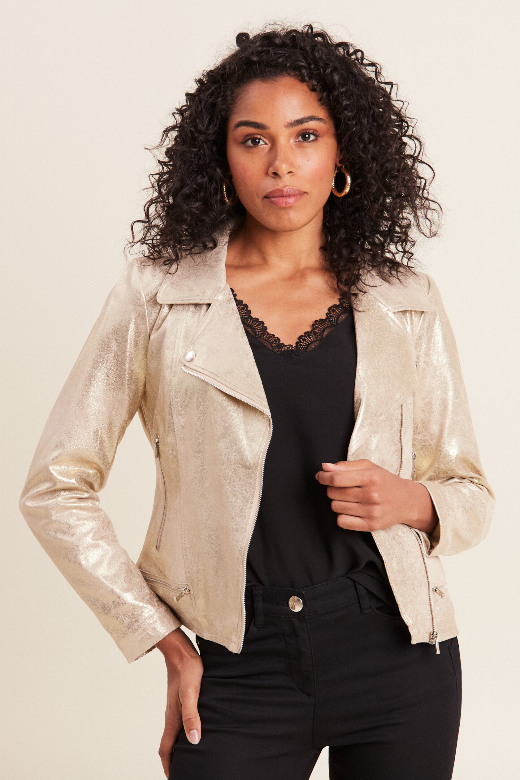 Veste esprit motard zippée, BREAL