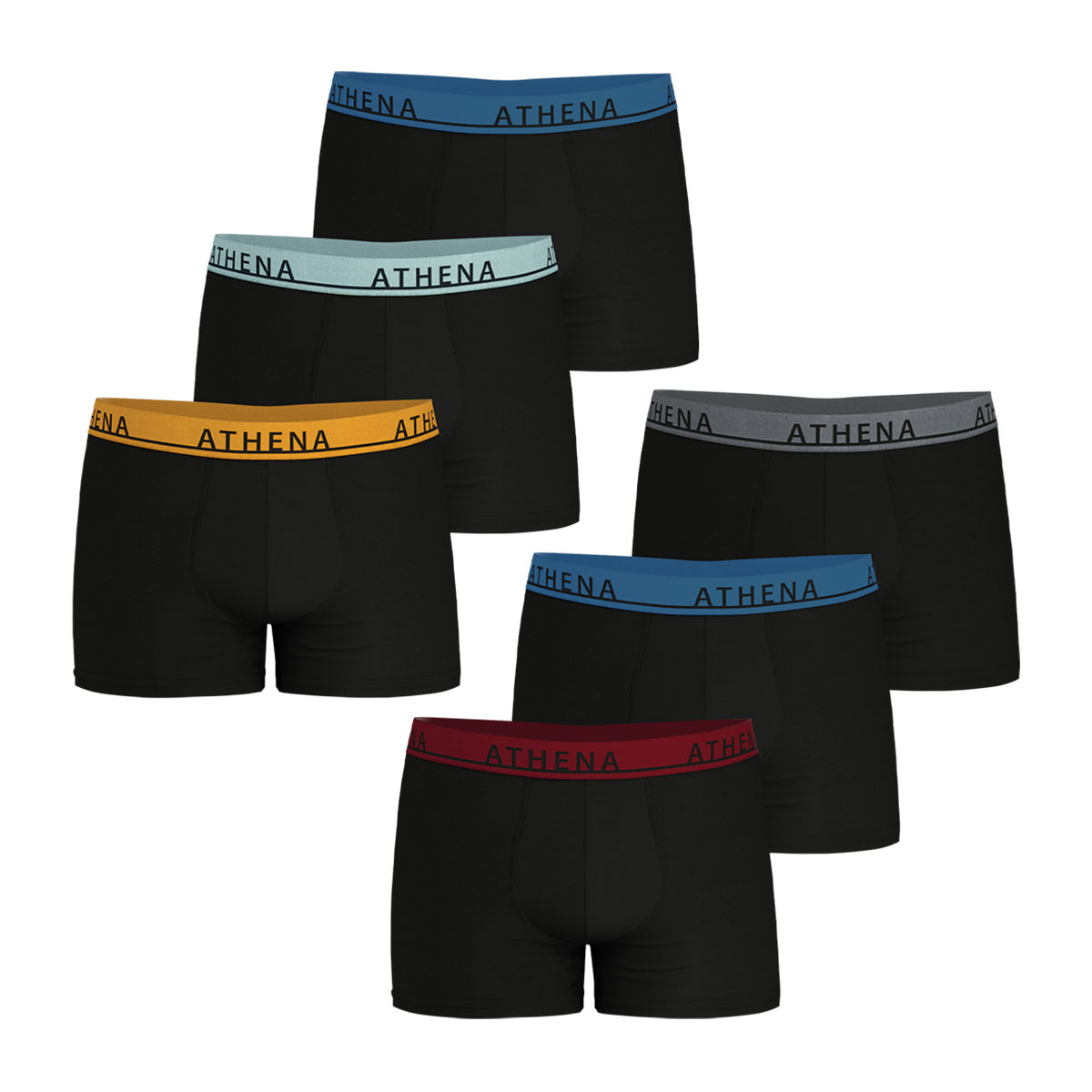 Boxers, lot de 6, EASY COLOR, ATHENA