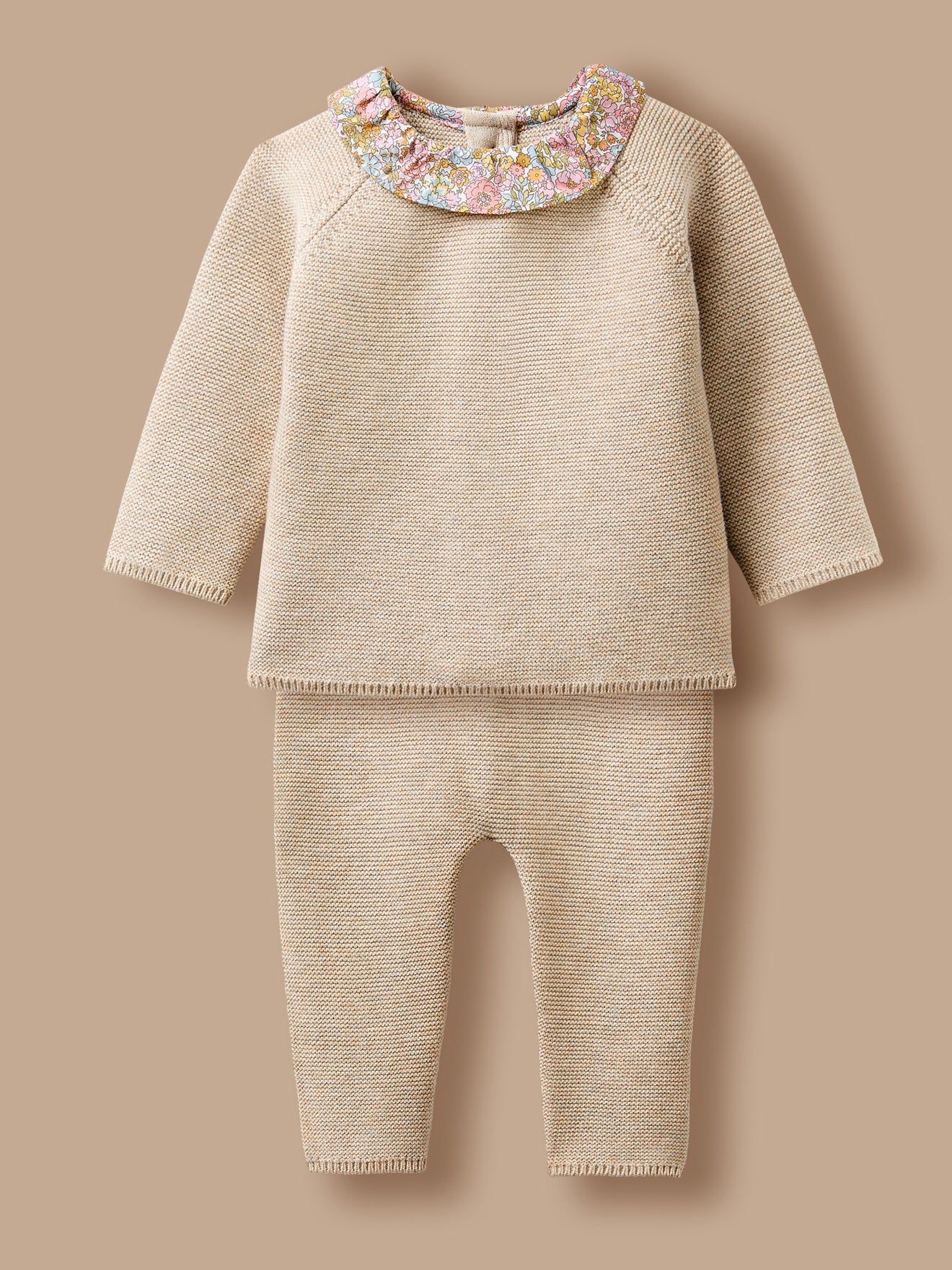 Ensemble tricot  col Liberty, CYRILLUS