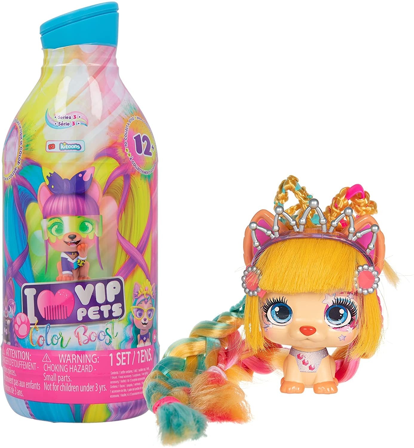 Vip Pets Série 3 Color Boost, IMC TOYS