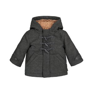 Hooded Duffle Coat with Borg Lining, 1 Month-3 Years LA REDOUTE COLLECTIONS image