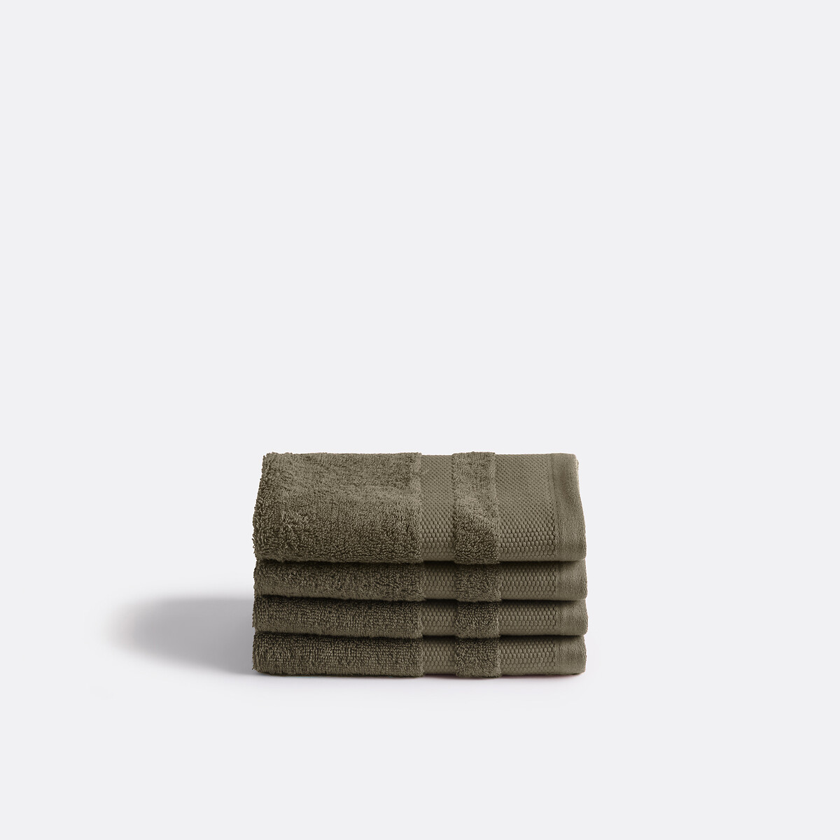 Set van 4 Egyptisch katoenen gastendoekjes 600g/m², Kheops, LA REDOUTE INTERIEURS