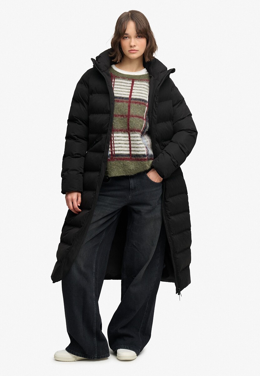 Giacca lunga in microfibra City, SUPERDRY