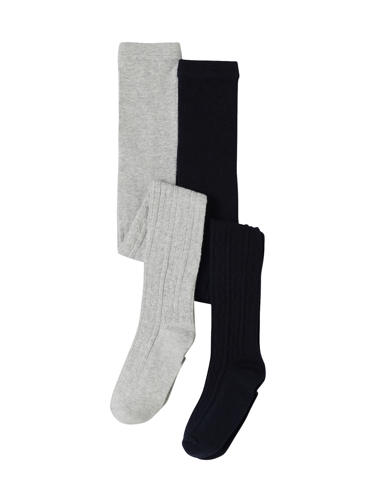 Lot 2 paires de collants en maille fantaisie, VERTBAUDET