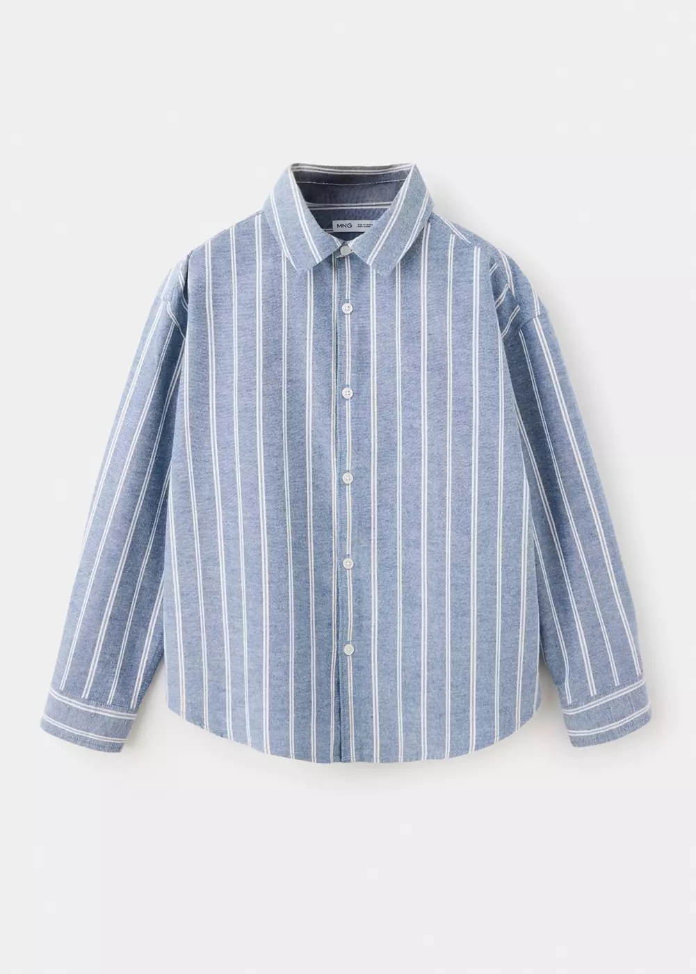 Chemise flanelle à rayures, MANGO KIDS