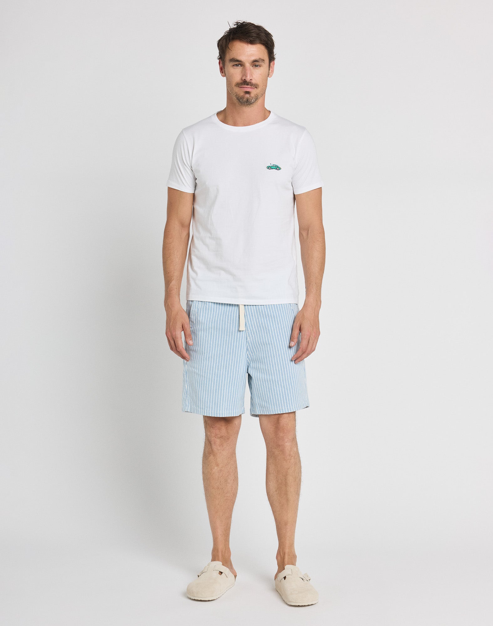 SHORT LOOSE LTSTRIPE, PULLIN