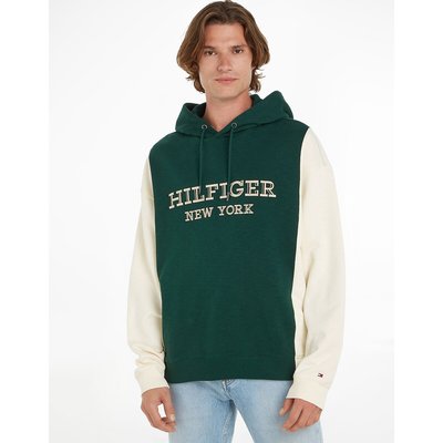Colour Block Hoodie with Embroidered Logo TOMMY HILFIGER