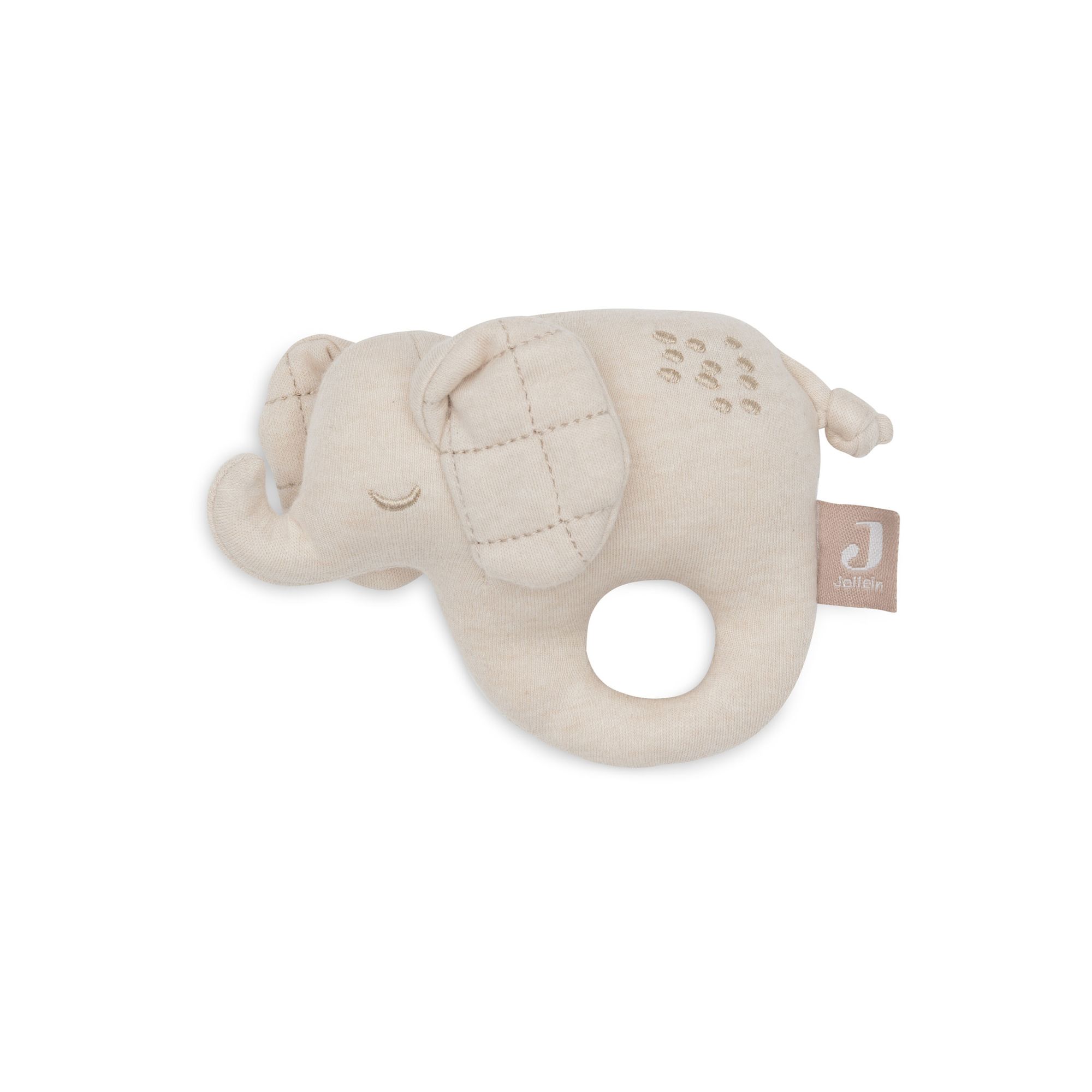 Hochet bébé tissu Elephant Tales, JOLLEIN
